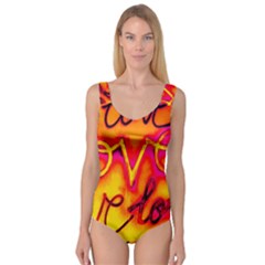  Graffiti Love Princess Tank Leotard  by essentialimage365