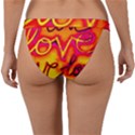  Graffiti Love Band Bikini Bottom View2