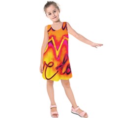  Graffiti Love Kids  Sleeveless Dress by essentialimage365