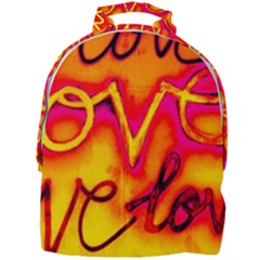  Graffiti Love Mini Full Print Backpack by essentialimage365