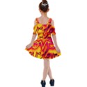  Graffiti Love Kids  Shoulder Cutout Chiffon Dress View2