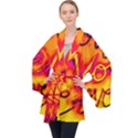  Graffiti Love Long Sleeve Velvet Kimono  View1