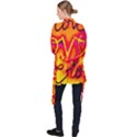  Graffiti Love Long Sleeve Velvet Kimono  View2