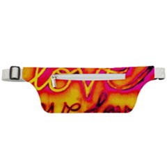  Graffiti Love Active Waist Bag by essentialimage365