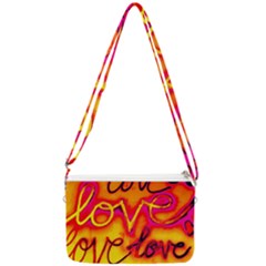  Graffiti Love Double Gusset Crossbody Bag by essentialimage365