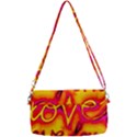  Graffiti Love Removable Strap Clutch Bag View2