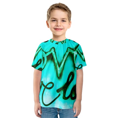  Graffiti Love Kids  Sport Mesh Tee by essentialimage365