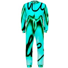  Graffiti Love Onepiece Jumpsuit (men)  by essentialimage365