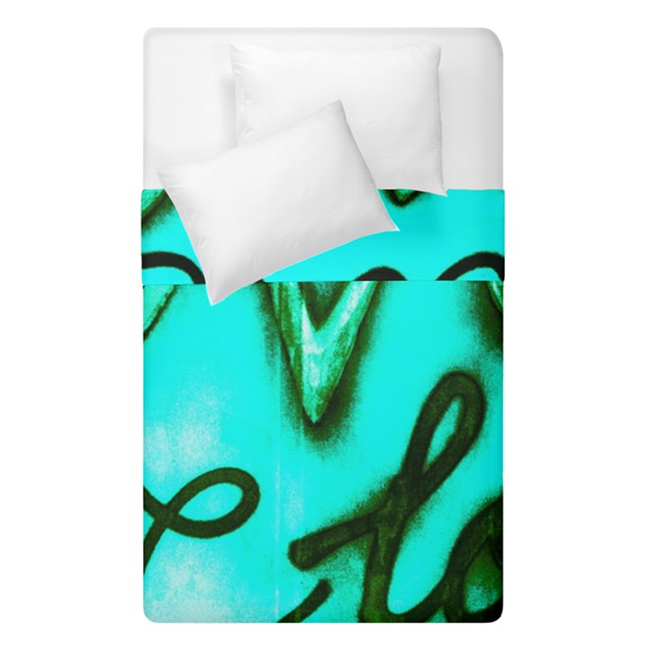  Graffiti Love Duvet Cover Double Side (Single Size)