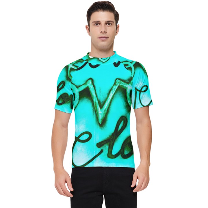  Graffiti Love Men s Short Sleeve Rash Guard