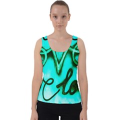  Graffiti Love Velvet Tank Top by essentialimage365