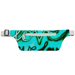  Graffiti Love Active Waist Bag by essentialimage365