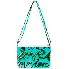  Graffiti Love Double Gusset Crossbody Bag by essentialimage365