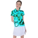  Graffiti Love Women s Polo Tee View1