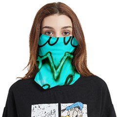  Graffiti Love Face Covering Bandana (two Sides) by essentialimage365