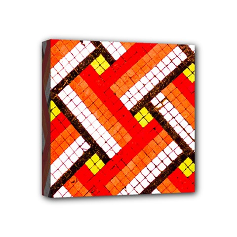 Pop Art Mosaic Mini Canvas 4  X 4  (stretched) by essentialimage365