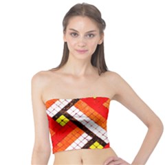 Pop Art Mosaic Tube Top by essentialimage365