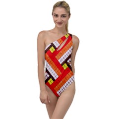 Pop Art Mosaic To One Side Swimsuit by essentialimage365