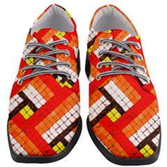 Pop Art Mosaic Women Heeled Oxford Shoes by essentialimage365