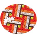 Pop Art Mosaic Wooden Puzzle Round View3