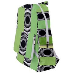  Green Check Pattern, Vertical Mandala Travelers  Backpack by Magicworlddreamarts1