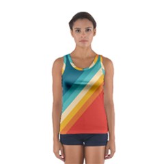 Classic Retro Stripes Sport Tank Top 