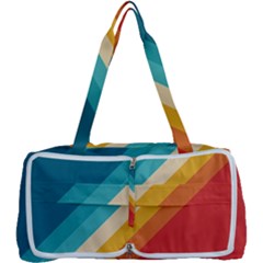 Classic Retro Stripes Multi Function Bag by AlphaOmega