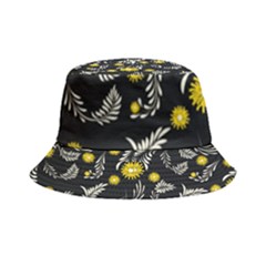 Folk Flowers Art Pattern Floral Abstract Surface Design  Seamless Pattern Inside Out Bucket Hat by Eskimos