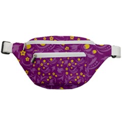 Folk Flowers Art Pattern Floral Abstract Surface Design  Seamless Pattern Fanny Pack by Eskimos