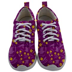 Folk Flowers Art Pattern Floral Abstract Surface Design  Seamless Pattern Mens Athletic Shoes by Eskimos