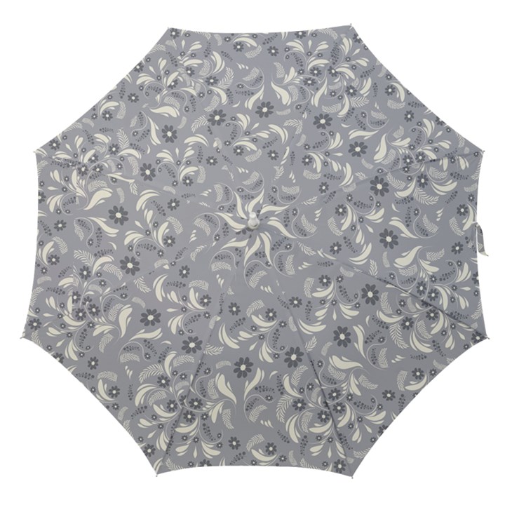 Folk flowers art pattern Floral abstract surface design  Seamless pattern Straight Umbrellas