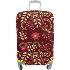 Folk Flowers Art Pattern Floral Abstract Surface Design  Seamless Pattern Luggage Cover (large) by Eskimos