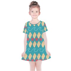 Starfish And Seashells  Sea Kids  Simple Cotton Dress by SychEva