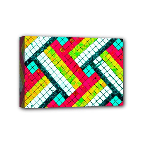 Pop Art Mosaic Mini Canvas 6  X 4  (stretched) by essentialimage365