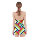 Pop Art Mosaic Halter Dress Swimsuit  View2