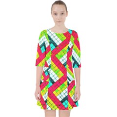 Pop Art Mosaic Pocket Dress by essentialimage365