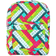 Pop Art Mosaic Full Print Backpack by essentialimage365