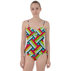 Pop Art Mosaic Sweetheart Tankini Set by essentialimage365