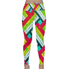 Pop Art Mosaic Lightweight Velour Classic Yoga Leggings by essentialimage365