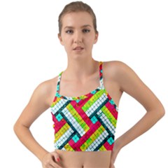 Pop Art Mosaic Mini Tank Bikini Top by essentialimage365