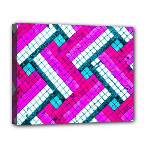 Pop Art Mosaic Deluxe Canvas 20  X 16  (stretched)