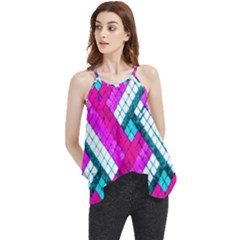 Pop Art Mosaic Flowy Camisole Tank Top by essentialimage365