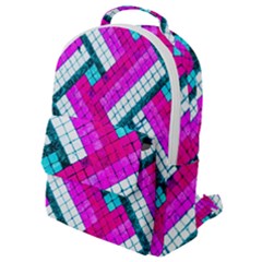 Pop Art Mosaic Flap Pocket Backpack (small) by essentialimage365