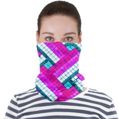 Pop Art Mosaic Face Seamless Bandana (adult) by essentialimage365