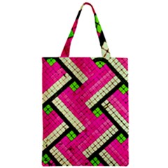 Pop Art Mosaic Zipper Classic Tote Bag by essentialimage365