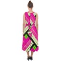 Pop Art Mosaic Midi Tie-Back Chiffon Dress View2