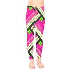 Pop Art Mosaic Kids  Leggings by essentialimage365