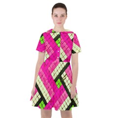 Pop Art Mosaic Sailor Dress by essentialimage365