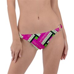 Pop Art Mosaic Ring Detail Bikini Bottom by essentialimage365