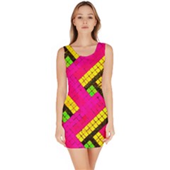 Pop Art Mosaic Bodycon Dress by essentialimage365